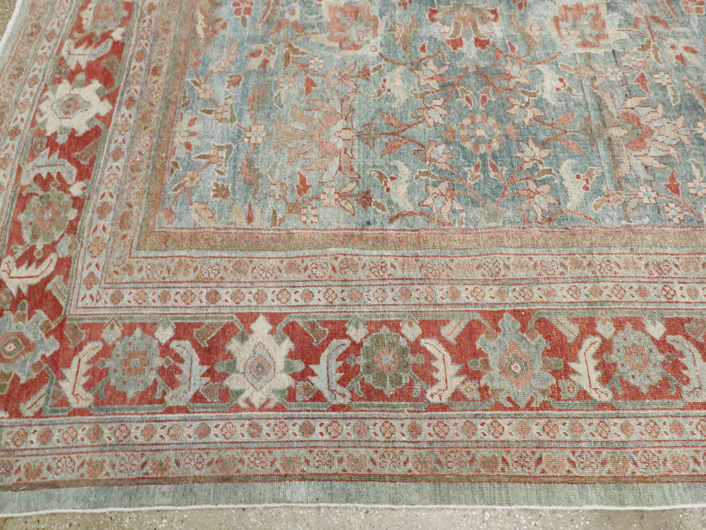 Antique Persian Mahal Carpet, No.29067 - Staging