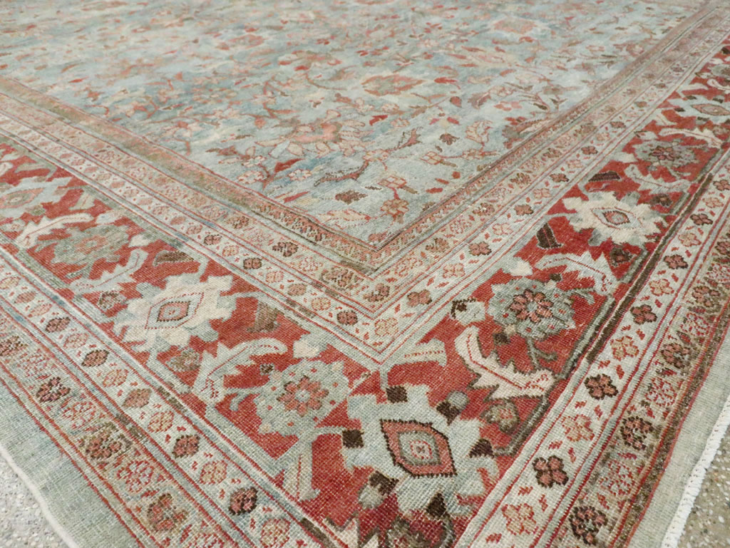 Antique Persian Mahal Carpet, No.29067 - Staging