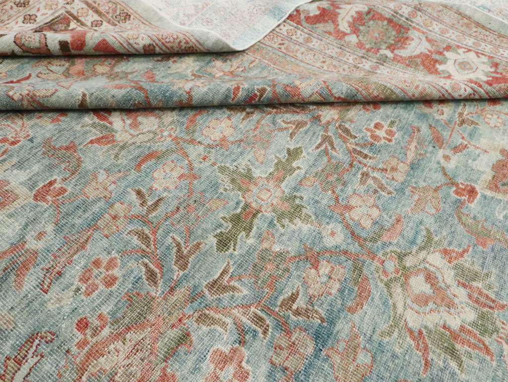 Antique Persian Mahal Carpet, No.29067 - Staging