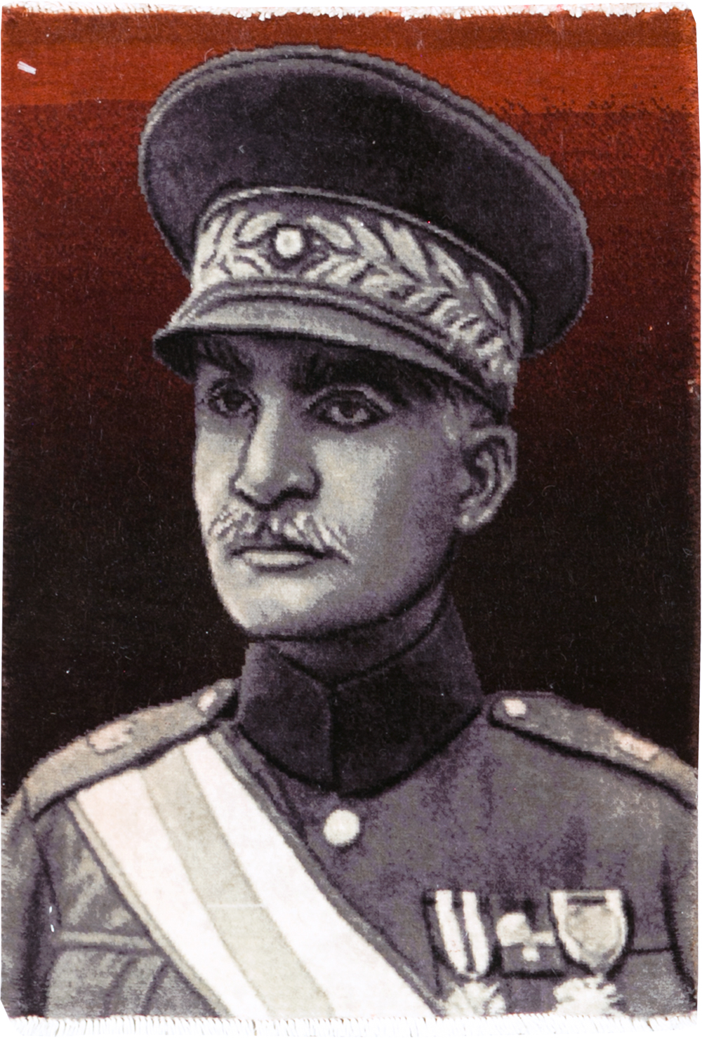 Vintage Persian Tabriz Pictorial Rug, No.29069 - Staging