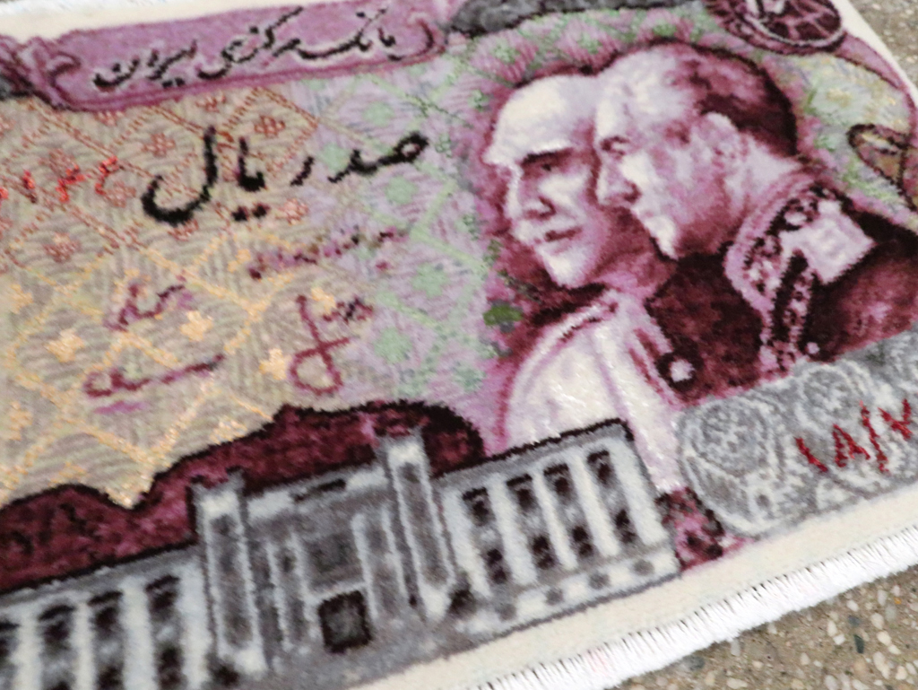 Persian Tabriz Pictorial Rug, No.29071 - Staging