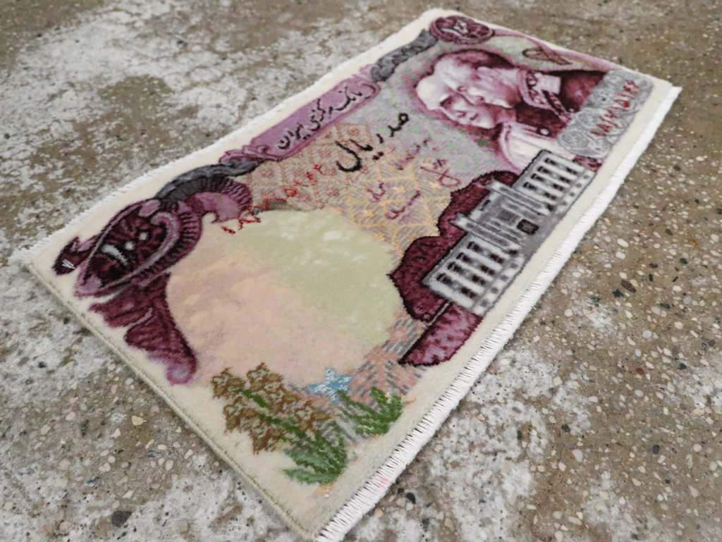 Persian Tabriz Pictorial Rug, No.29071 - Staging