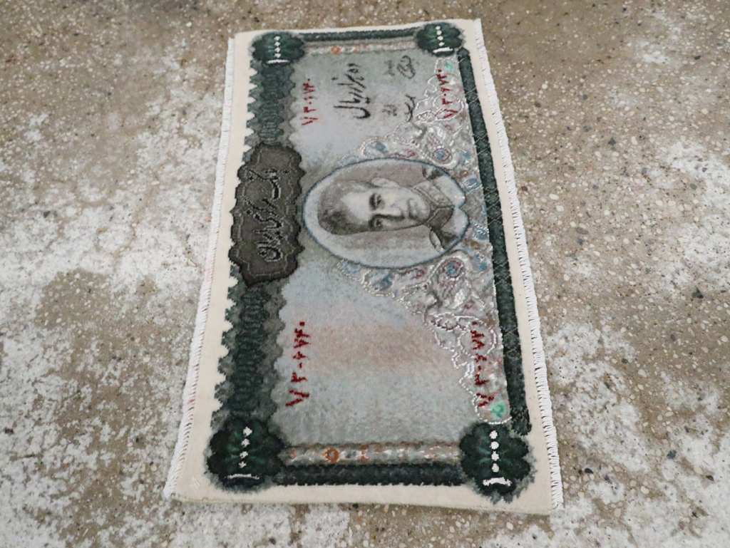 Pictorial Tabriz Rug, No.29072 - Staging