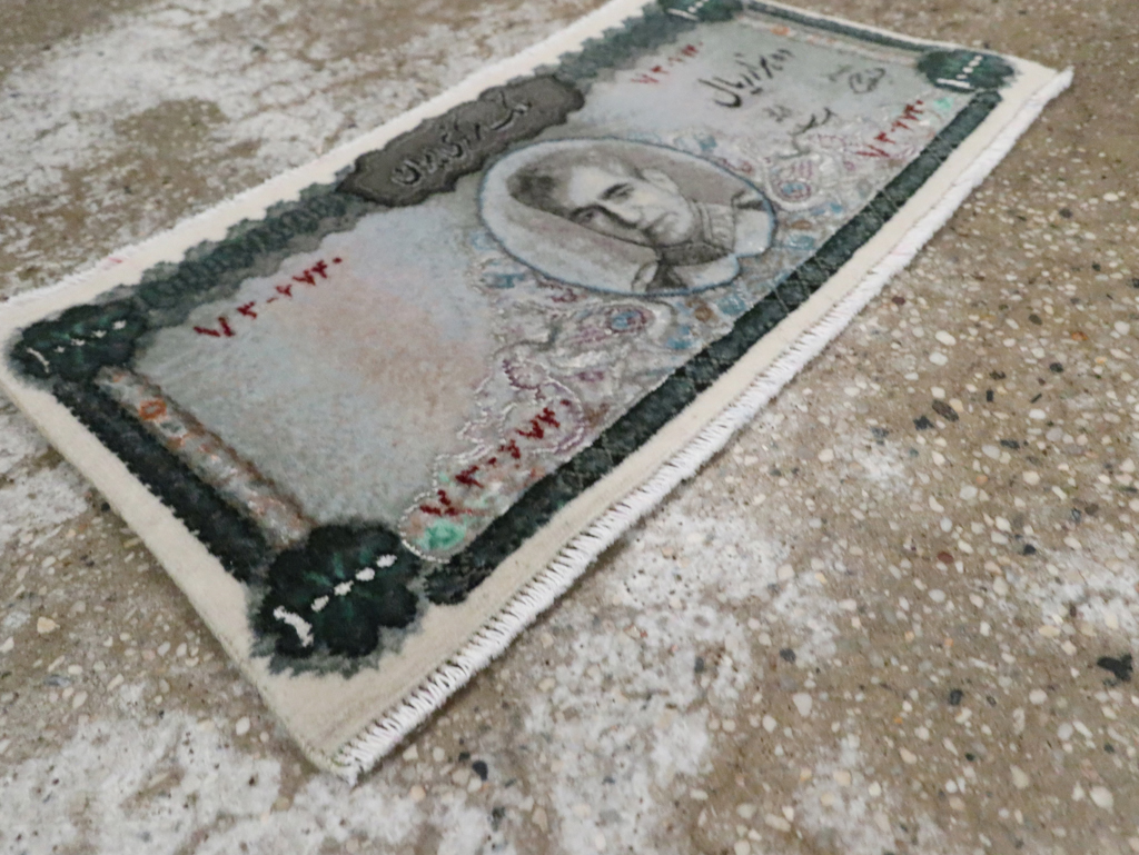 Pictorial Tabriz Rug, No.29072 - Staging