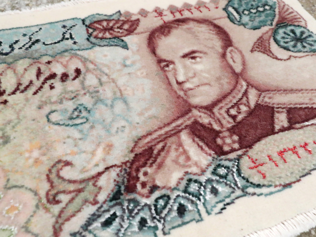 Persian Tabriz Pictorial Rug, No.29074 - Staging