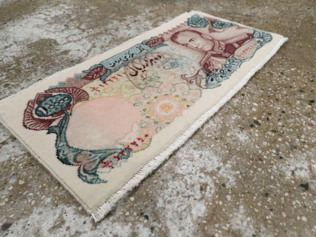 Persian Tabriz Pictorial Rug, No.29074 - Staging