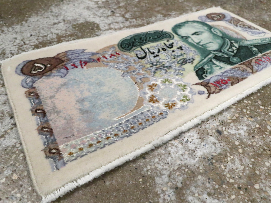 Persian Tabriz Pictorial Rug, No.29077 - Staging