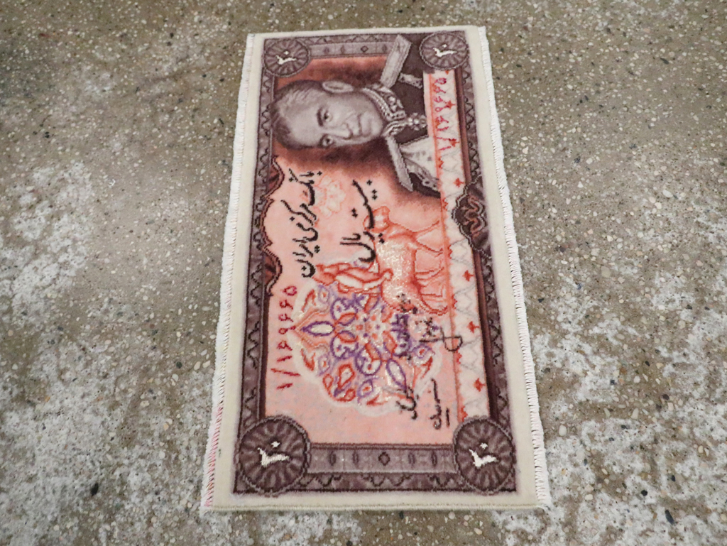 Persian Pictorial Tabriz Rug, No.29088 - Staging