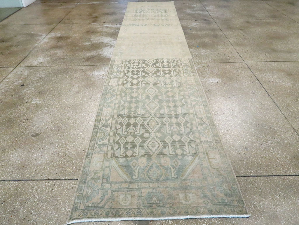 Vintage Persian Malayer Long Runner, No.29093 - Staging
