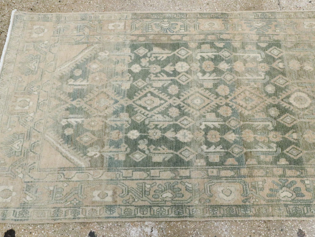 Vintage Persian Malayer Long Runner, No.29093 - Staging