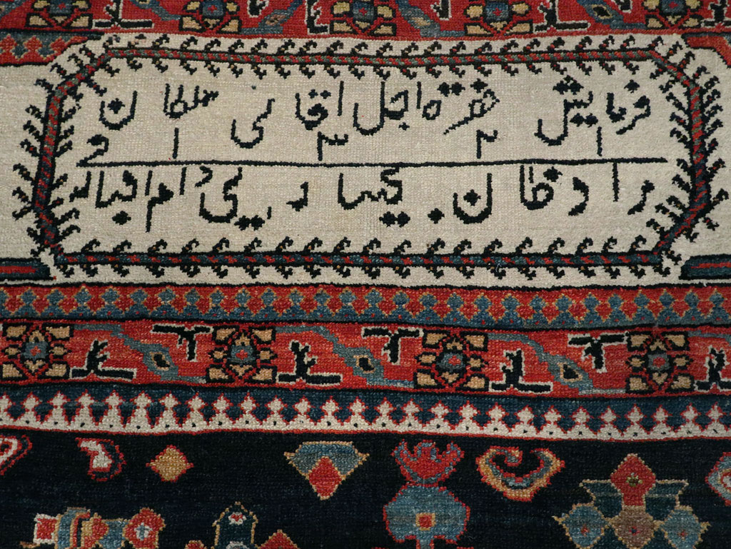 Antique Persian Bakhtiari Long Oversize Carpet, No.29101 - Staging
