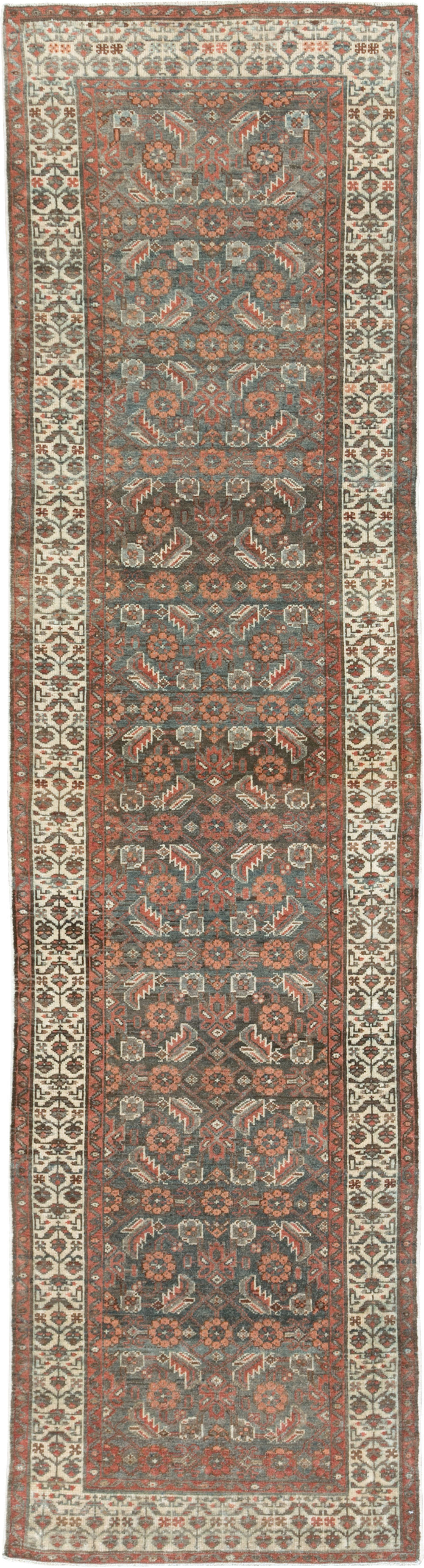 Vintage Persian Malayer Rug, No.29104 - Staging