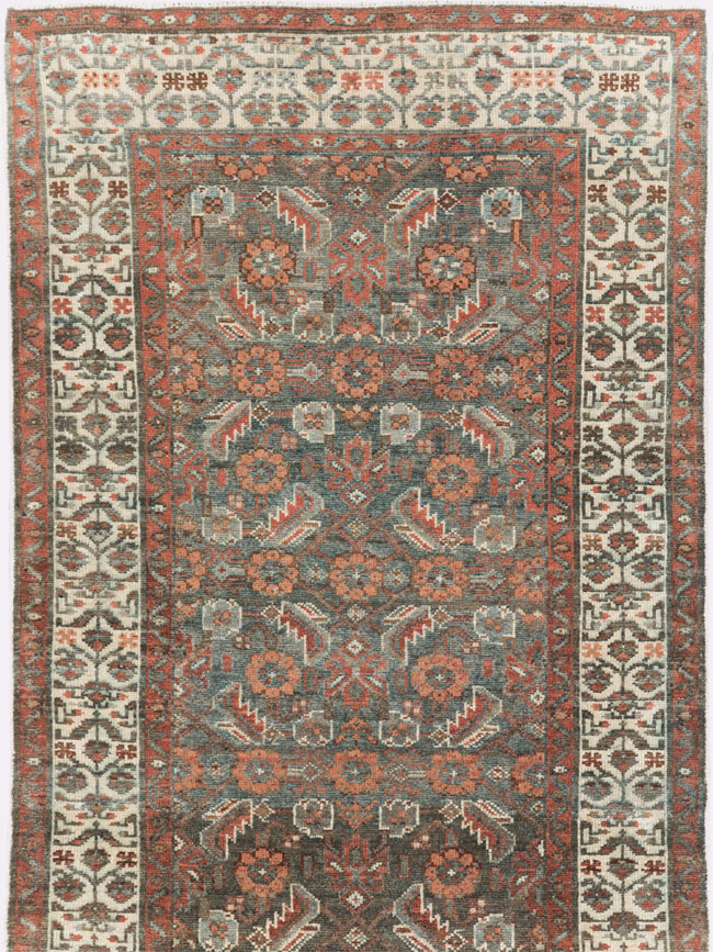 Vintage Persian Malayer Rug, No.29104 - Staging