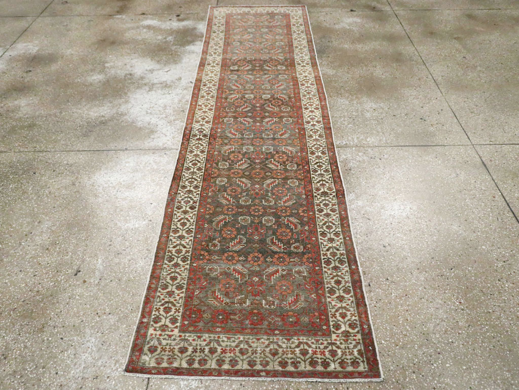Vintage Persian Malayer Runner, No.29104 - Staging