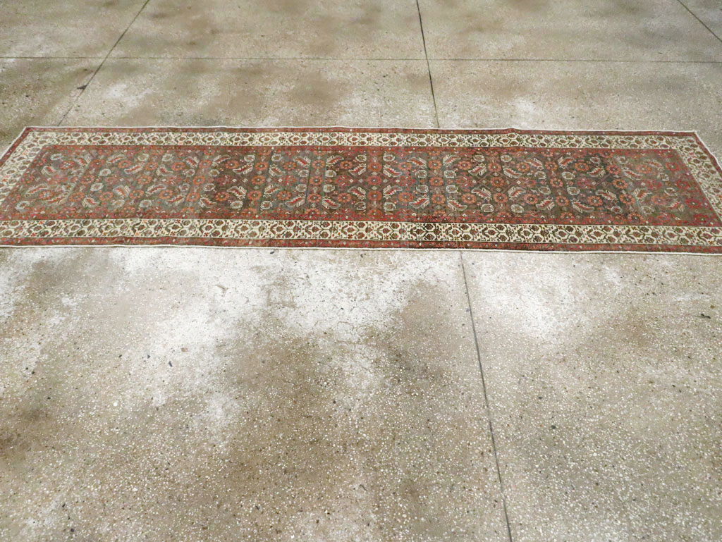 Vintage Persian Malayer Runner, No.29104 - Staging