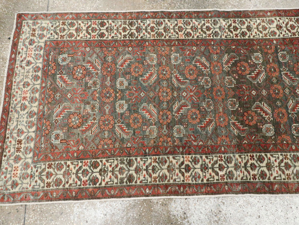 Vintage Persian Malayer Rug, No.29104 - Staging