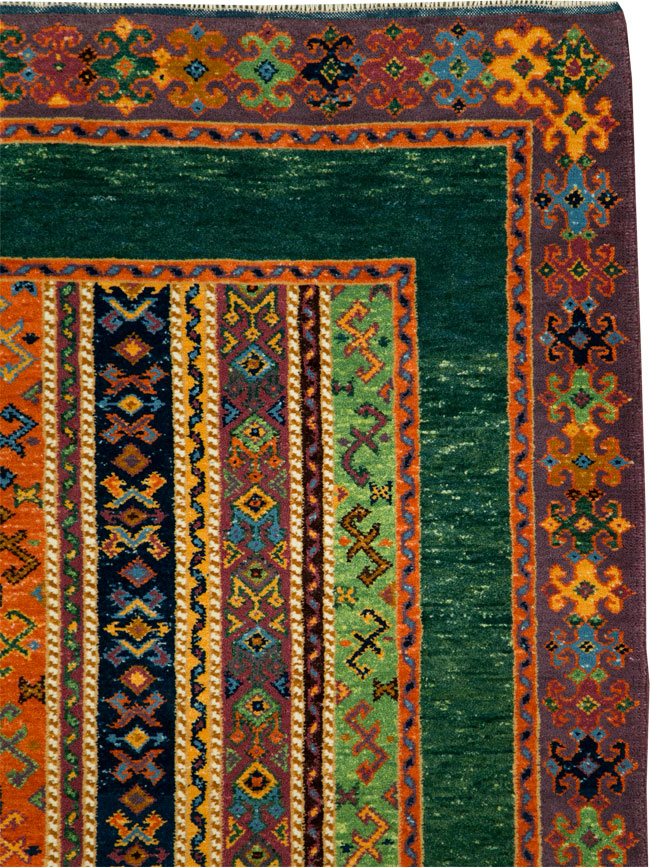 Vintage Turkish Anatolian Accent Rug, No.29107 - Staging