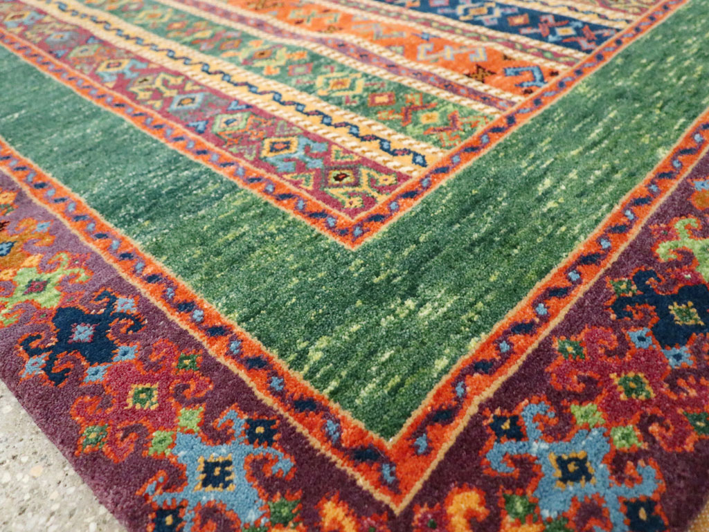 Vintage Turkish Anatolian Accent Rug, No.29107 - Staging