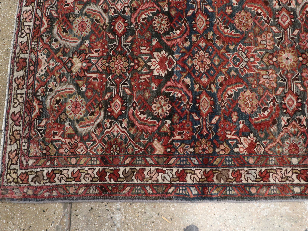 Antique Persian Malayer Long Runner, No.29109 - Staging