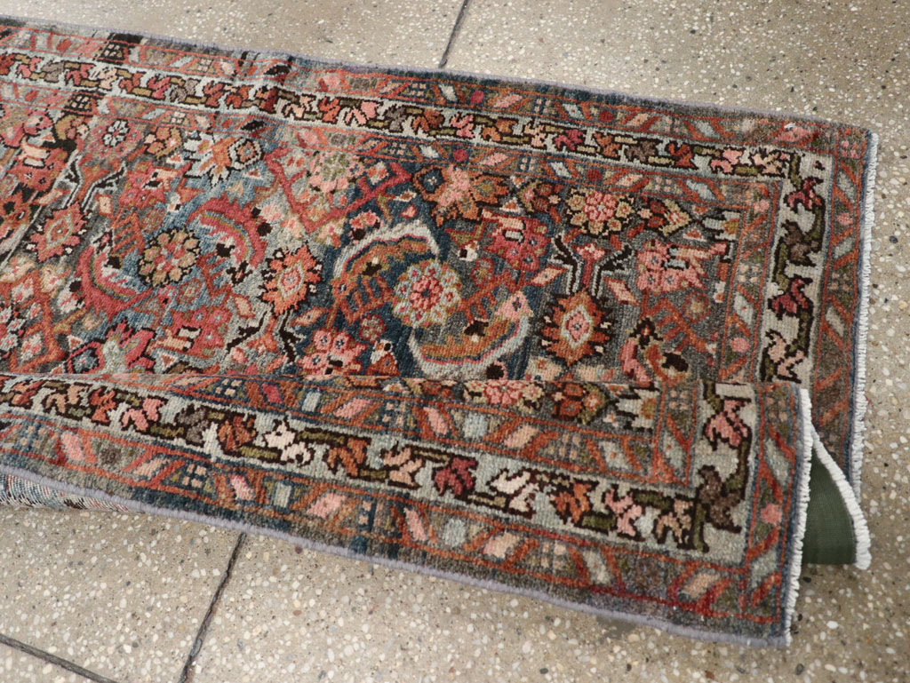 Antique Persian Malayer Long Runner, No.29109 - Staging