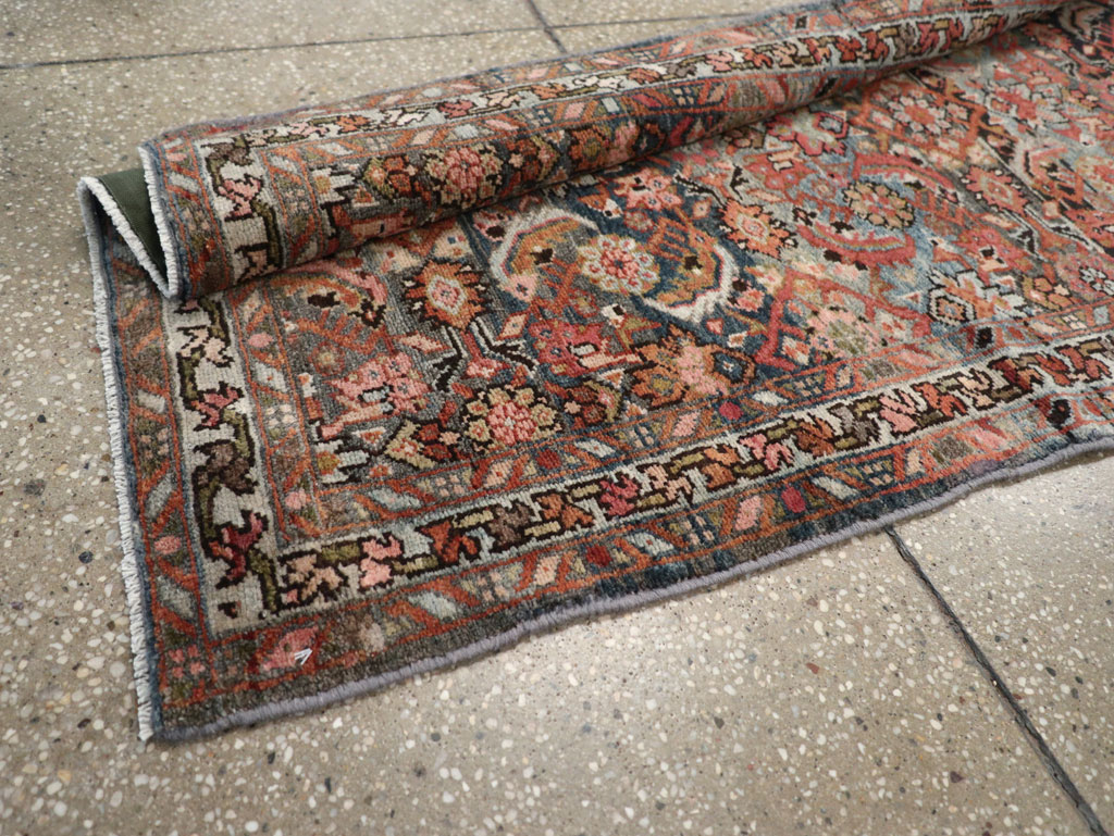 Antique Persian Malayer Long Runner, No.29109 - Staging