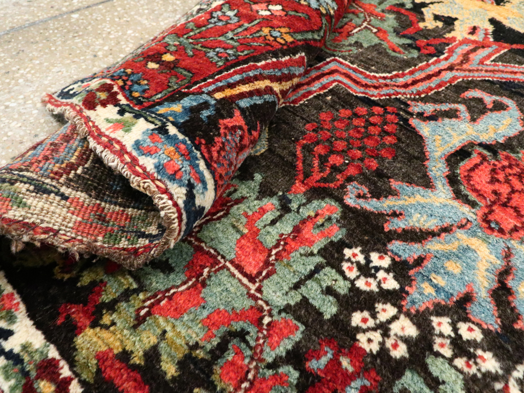 Antique Persian Bidjar Wagireh Rug, No.29112 - Staging