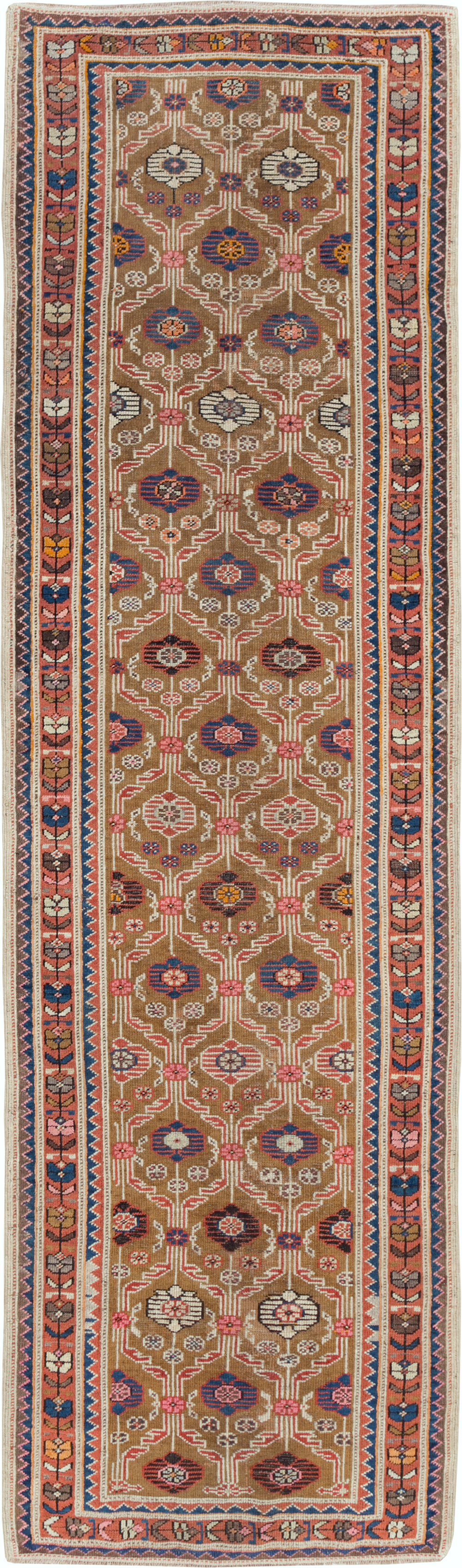 Antique Kurdish Runner, No.29129 - Staging