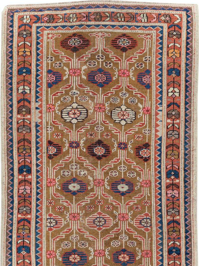 Antique Kurdish Runner, No.29129 - Staging