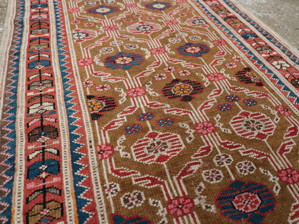 Antique Kurdish Runner, No.29129 - Staging