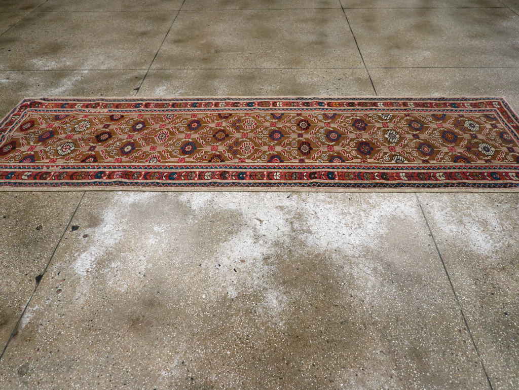 Antique Kurdish Runner, No.29129 - Staging