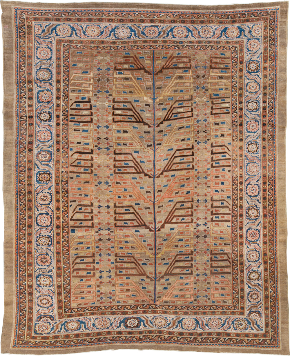 Antique Persian Bakshaish Carpet, No.29131 - Staging