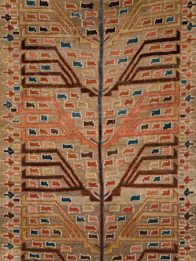 Antique Persian Bakshaish Carpet, No.29131 - Staging