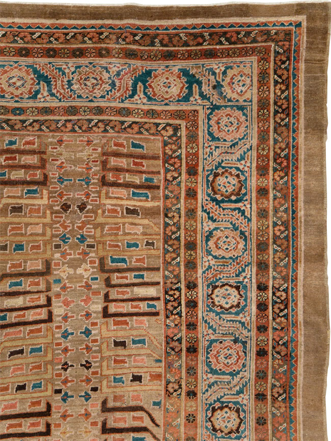 Antique Persian Bakshaish Carpet, No.29131 - Staging