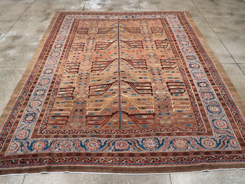 Antique Persian Bakshaish Carpet, No.29131 - Staging