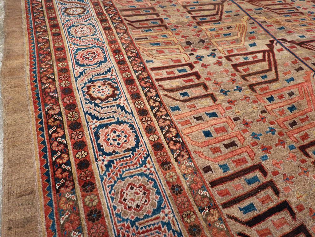 Antique Persian Bakshaish Carpet, No.29131 - Staging