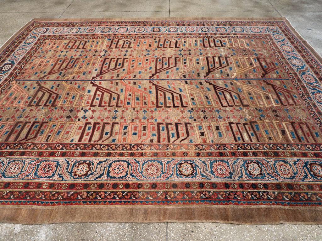 Antique Persian Bakshaish Carpet, No.29131 - Staging