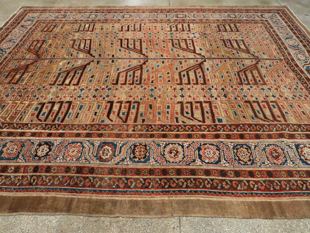 Antique Persian Bakshaish Carpet, No.29131 - Staging