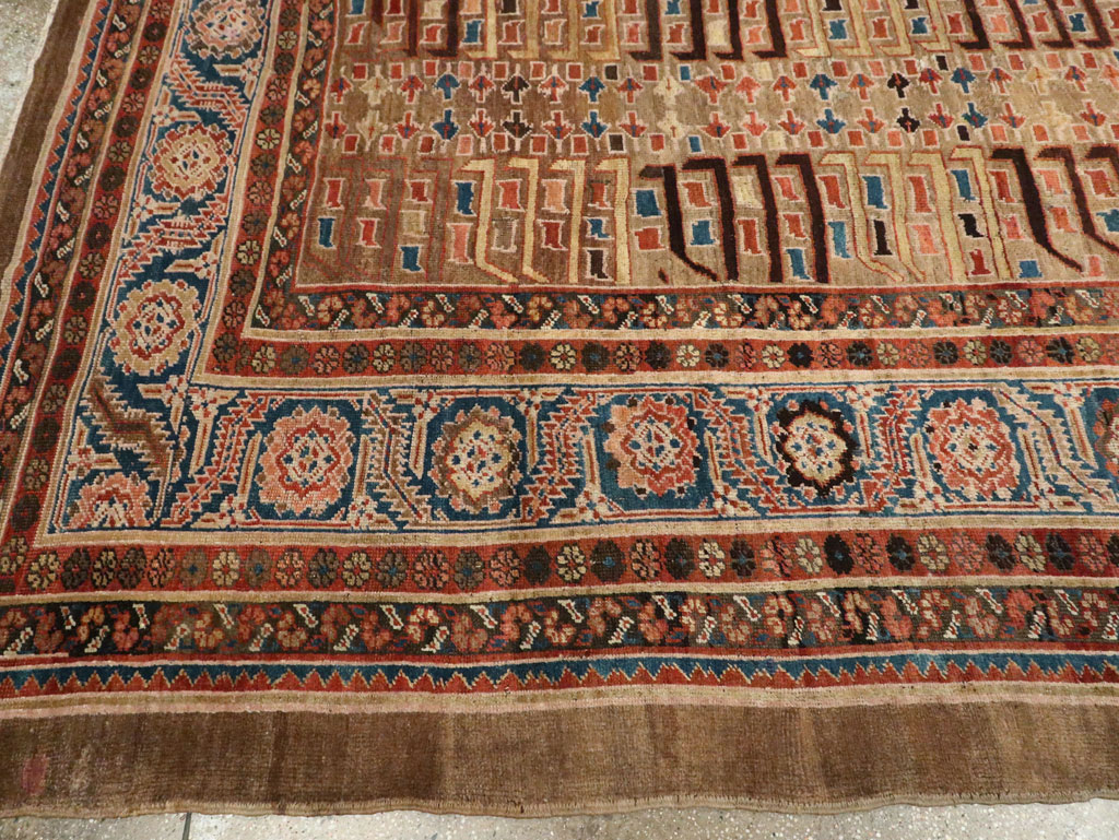 Antique Persian Bakshaish Carpet, No.29131 - Staging
