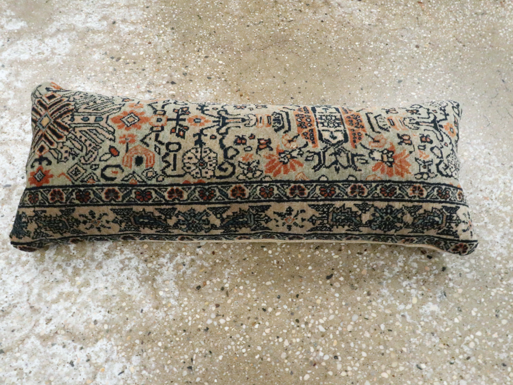 Antique Persian Tabriz Pillow, No.29135 - Staging
