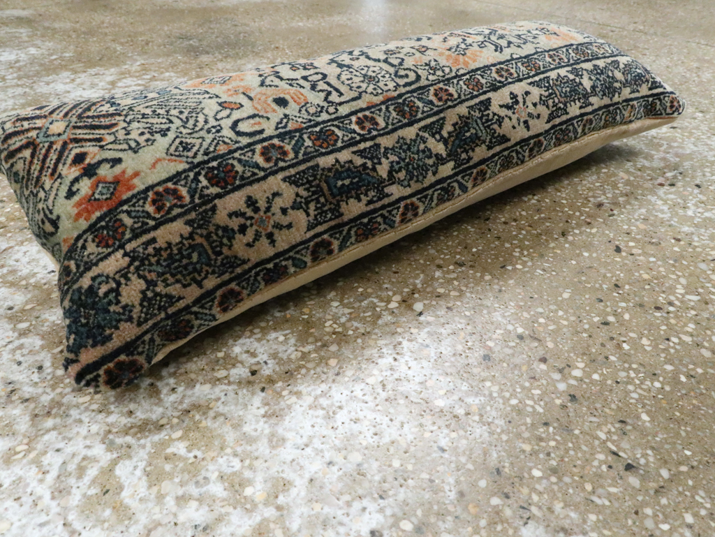 Antique Persian Tabriz Pillow, No.29135 - Staging