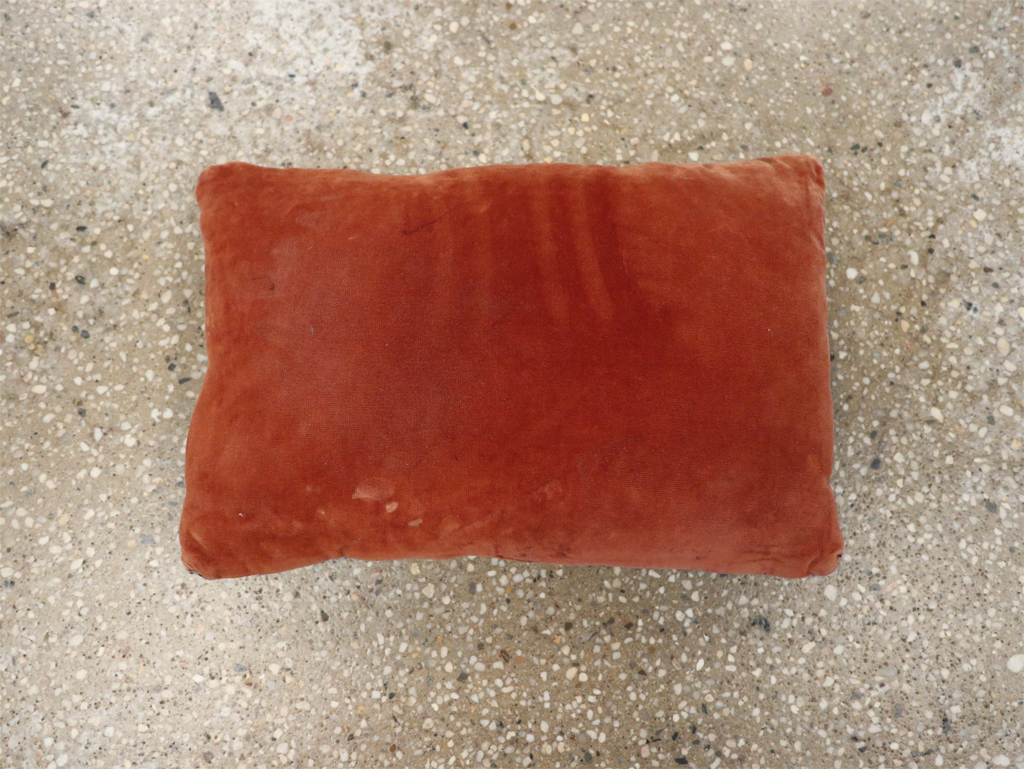 Antique Persian Bag Face Pillow, No.29136 - Staging