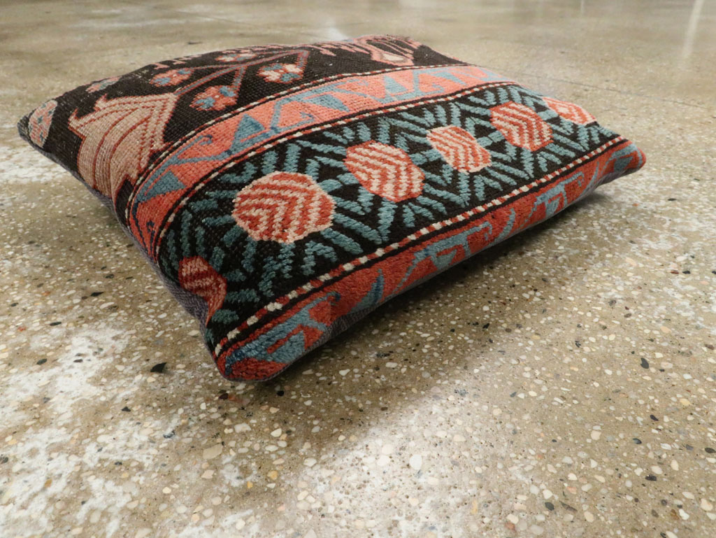 Antique Caucasian Kazak Pillow, No.29137 - Staging