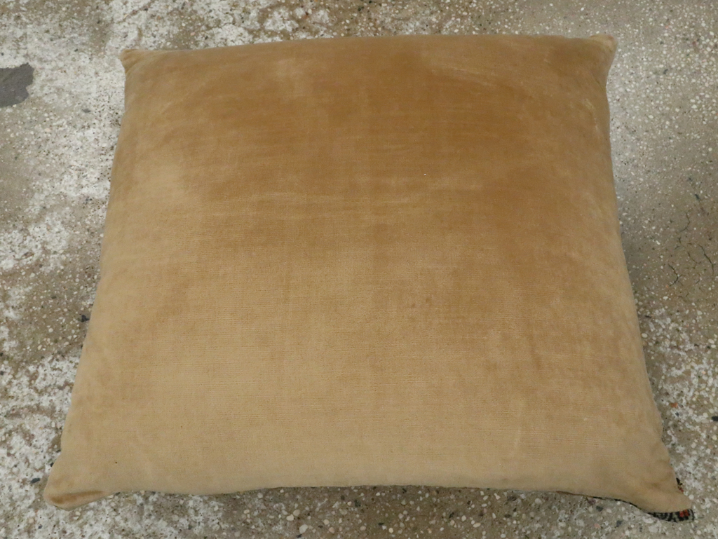 Antique Persian Tabriz Haji Jalili Pillow, No.29139 - Staging