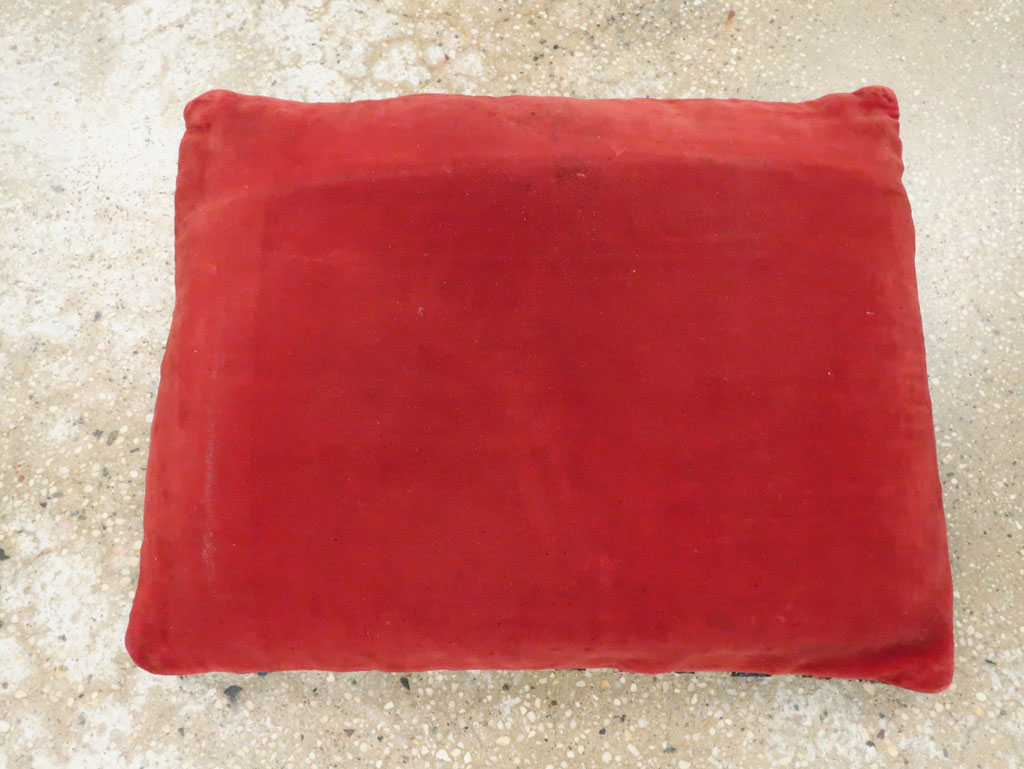 Antique Persian Heriz Pillow, No.29141 - Staging