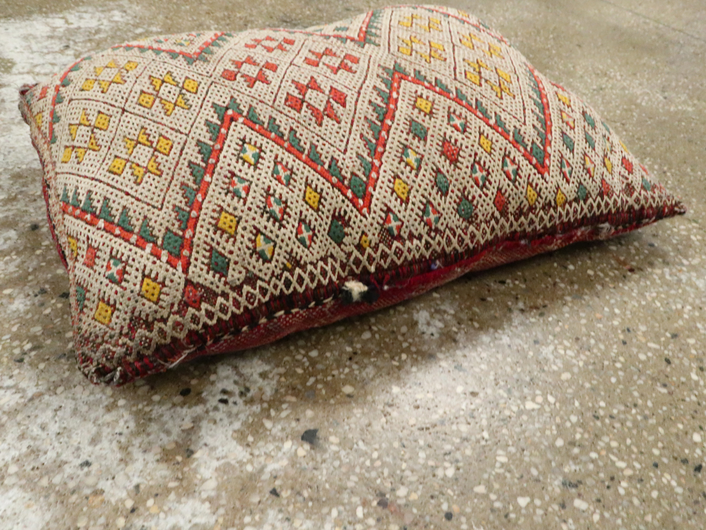 Vintage Persian Kilim Pillow, No.29143 - Staging