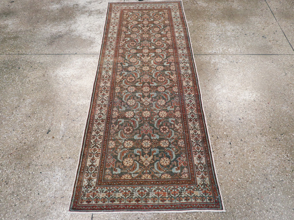 Vintage Persian Malayer Runner, No.29152 - Staging