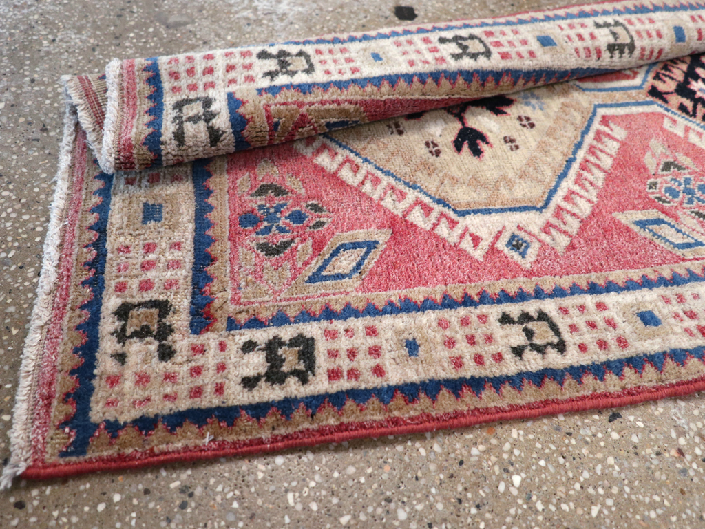 Vintage Persian Serab Runner, No.29153 - Staging