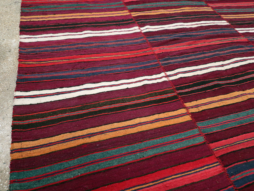 Vintage Persian Flatweave, No.29162 - Staging