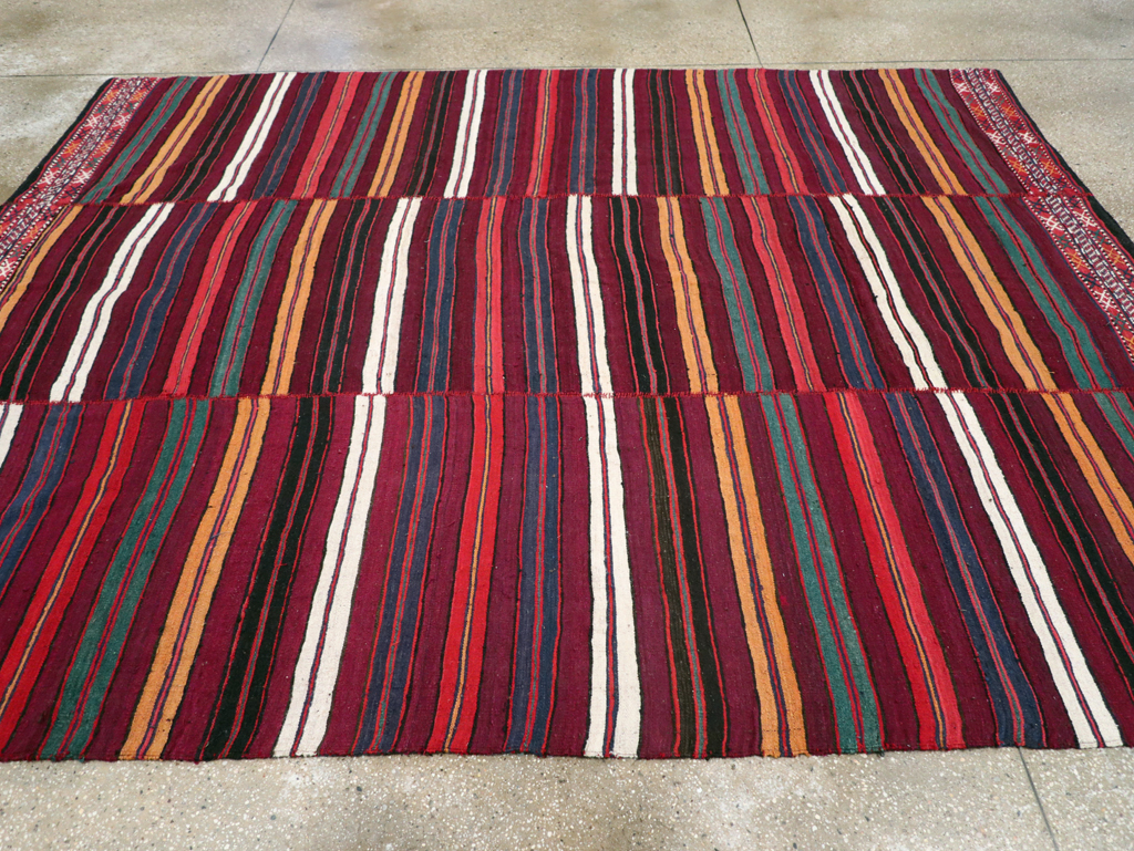 Vintage Persian Flatweave, No.29162 - Staging