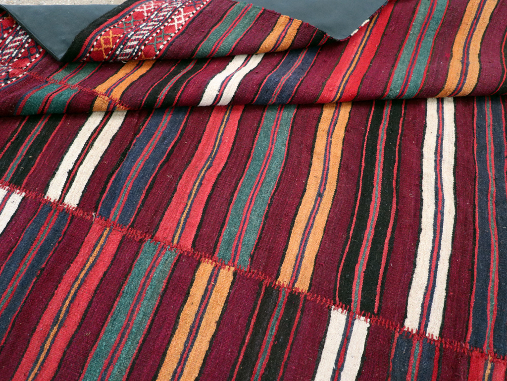 Vintage Persian Flatweave, No.29162 - Staging